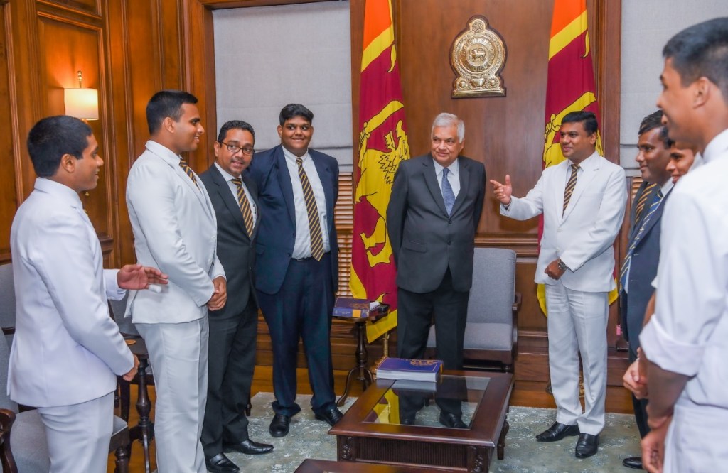 Celebrating 100 Years at Reid Avenue": A Century of Excellence and Tradition at The Royal College Colombo. A copy of The Royal College Magazine “Celebrating 100 Years at Reid Avenue” coffee table book was presented to President Ranil Wickremesinghe yesterday (02) at the Presidential Secretariat. The coffee table book was presented to the President by the Editor of the Magazine Chathil S. Dharmawardena and the Royal College team was accompanied by the Principal Mr. Thilak Waththuhewa, Senior Deputy Principal Mr. L.W.K. Silva, Assistant Principal Mr. M.A.M. Riyaz, Secretary of the Royal College Union Mr. Aruna Samarajewa, Secretary of the School Development Society Mr. W.V.N.B.Weragoda, Head Prefect of the Royal College W.A.S.S. Wanasinghe and the Prefects’s Council of year 2023. "A Century at Reid Avenue" is more than just a book; it's a time capsule of 100 years of history, art, culture, and excellence at The Royal College Colombo. This coffee table book celebrates the institution's evolution from humble beginnings to a beacon of knowledge, character, and tradition, highlighting the achievements of generations of scholars, leaders, and visionaries. It is a tribute to the dedication of teachers, the aspirations of students, and the accomplishments of alumni, honouring the unwavering loyalty to their Alma Mater.