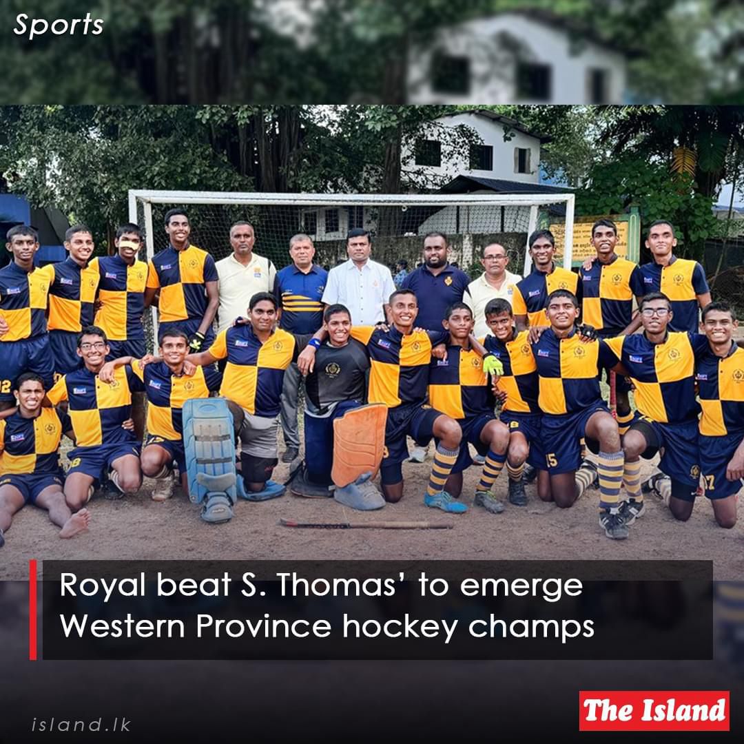 Royal beat St.Thomas to emerge Western province hockey champs