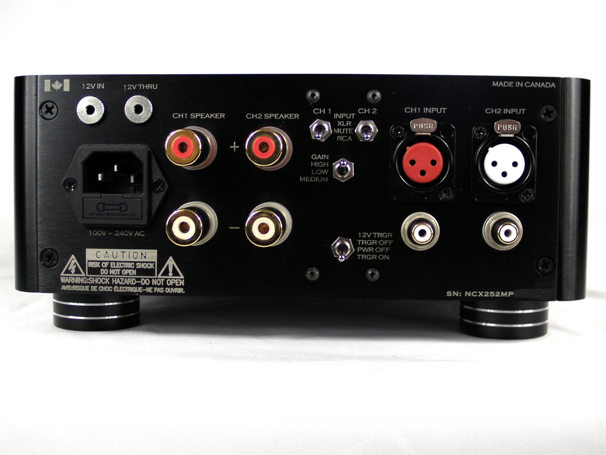 RCVTech NCX252MP-2CH Stereo Power Amplifier - RCVTech
