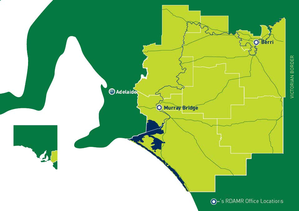 Our Region Regional Development Australia Murraylands And Riverland Map 