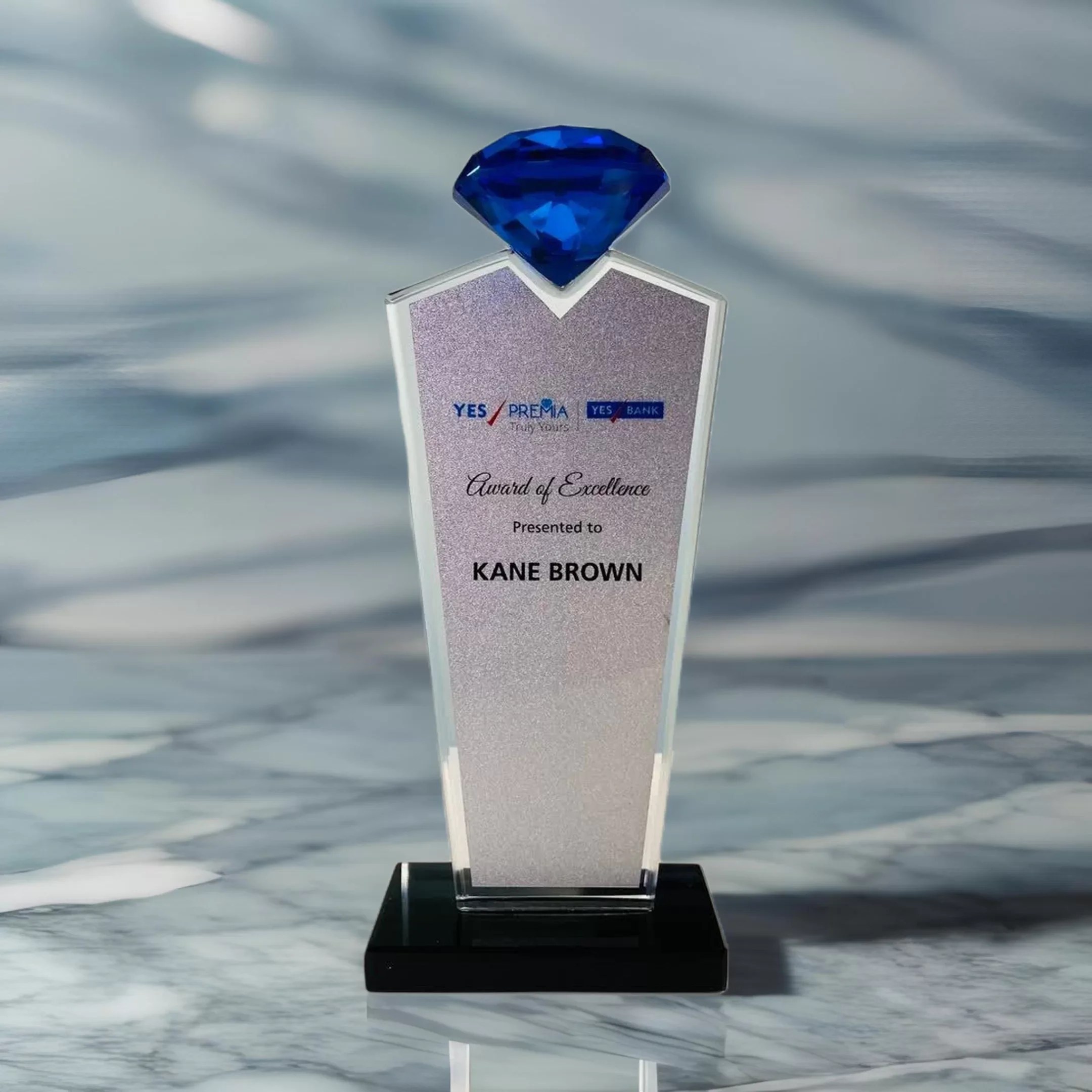 Blue Diamond Award Of Excellence Rd Custom Awards