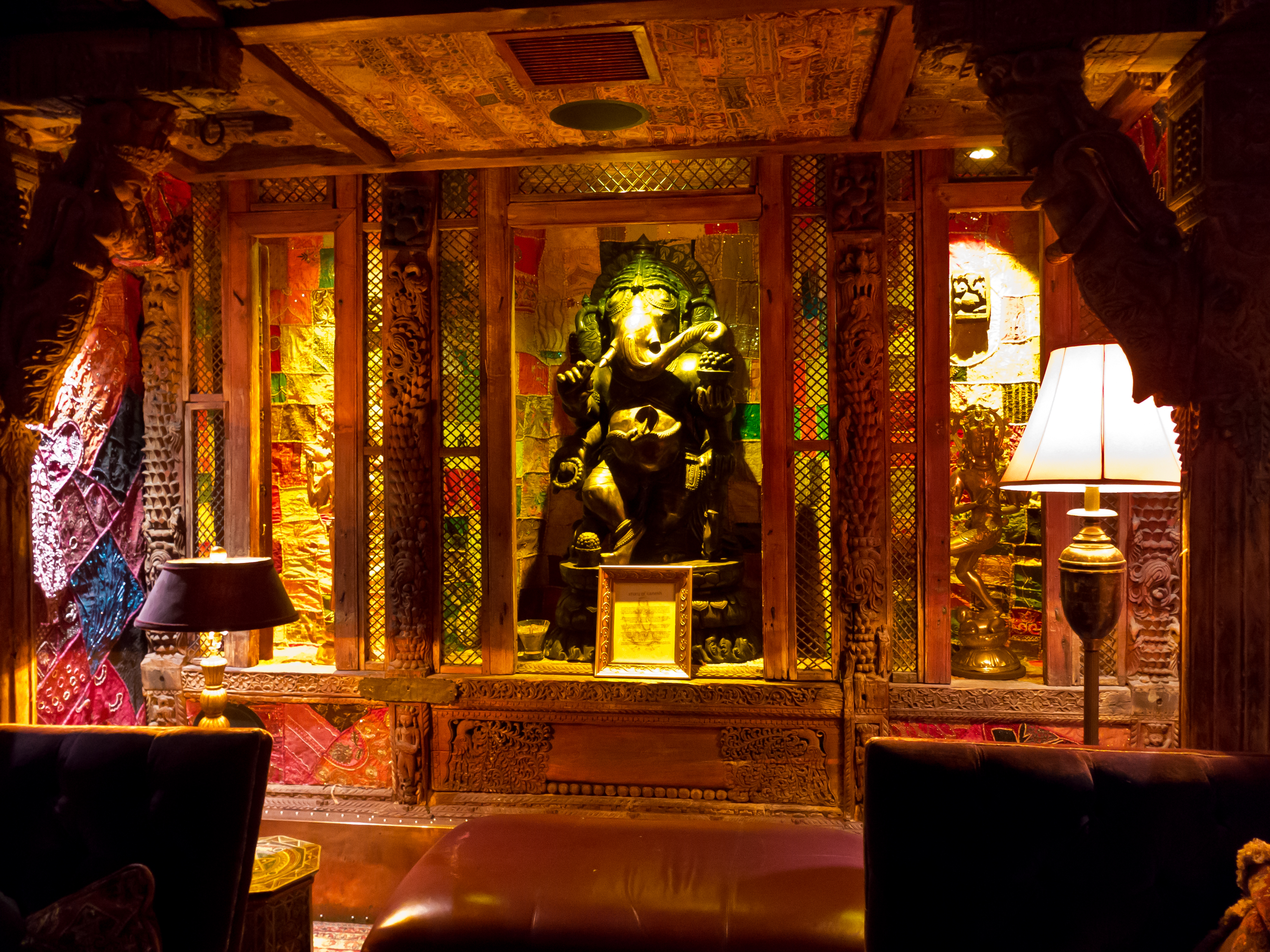 Ganesh, in the Foundation Room, a private club at the House of Blues