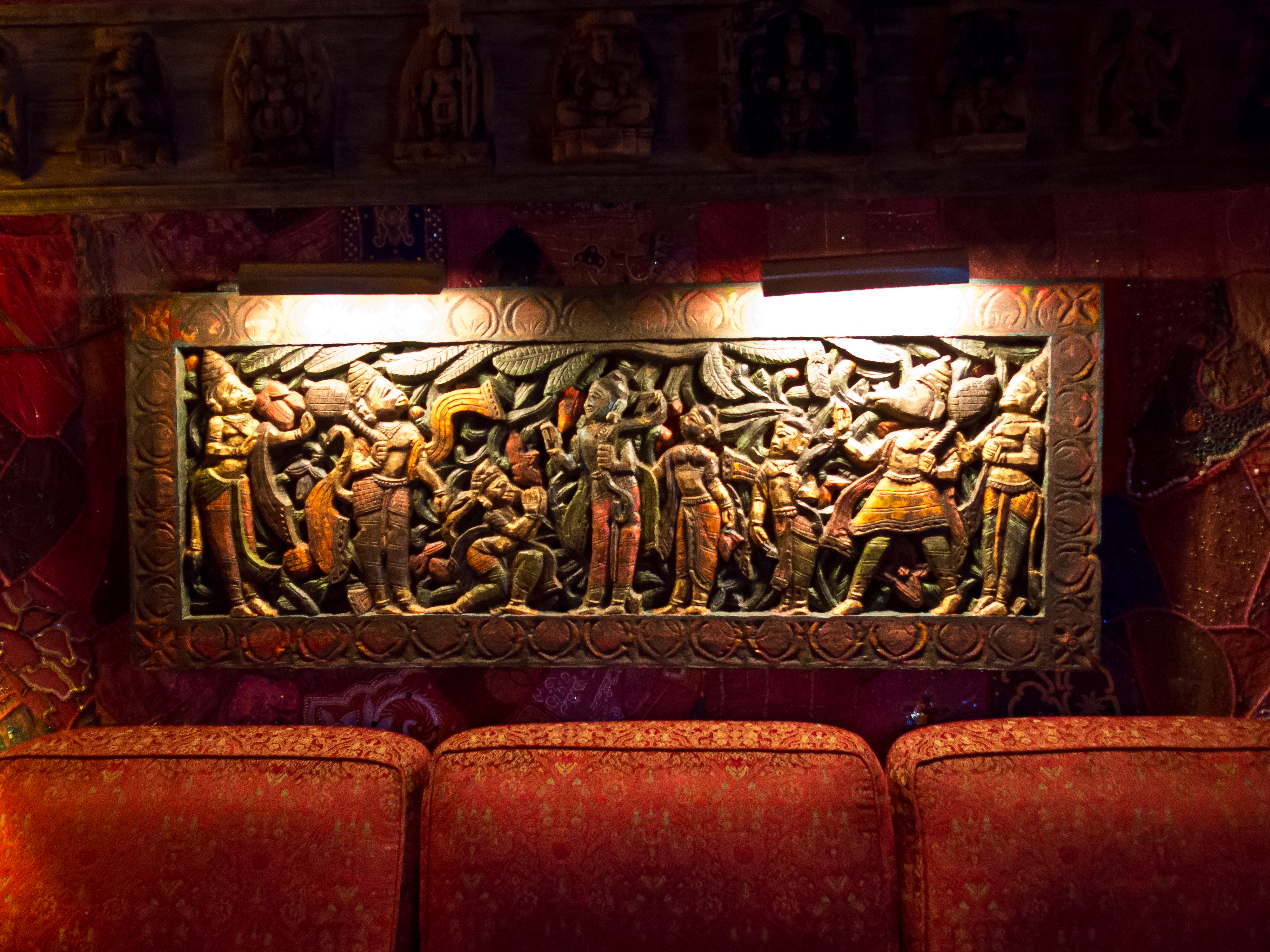 In the Foundation Room, a private club at the House of Blues
