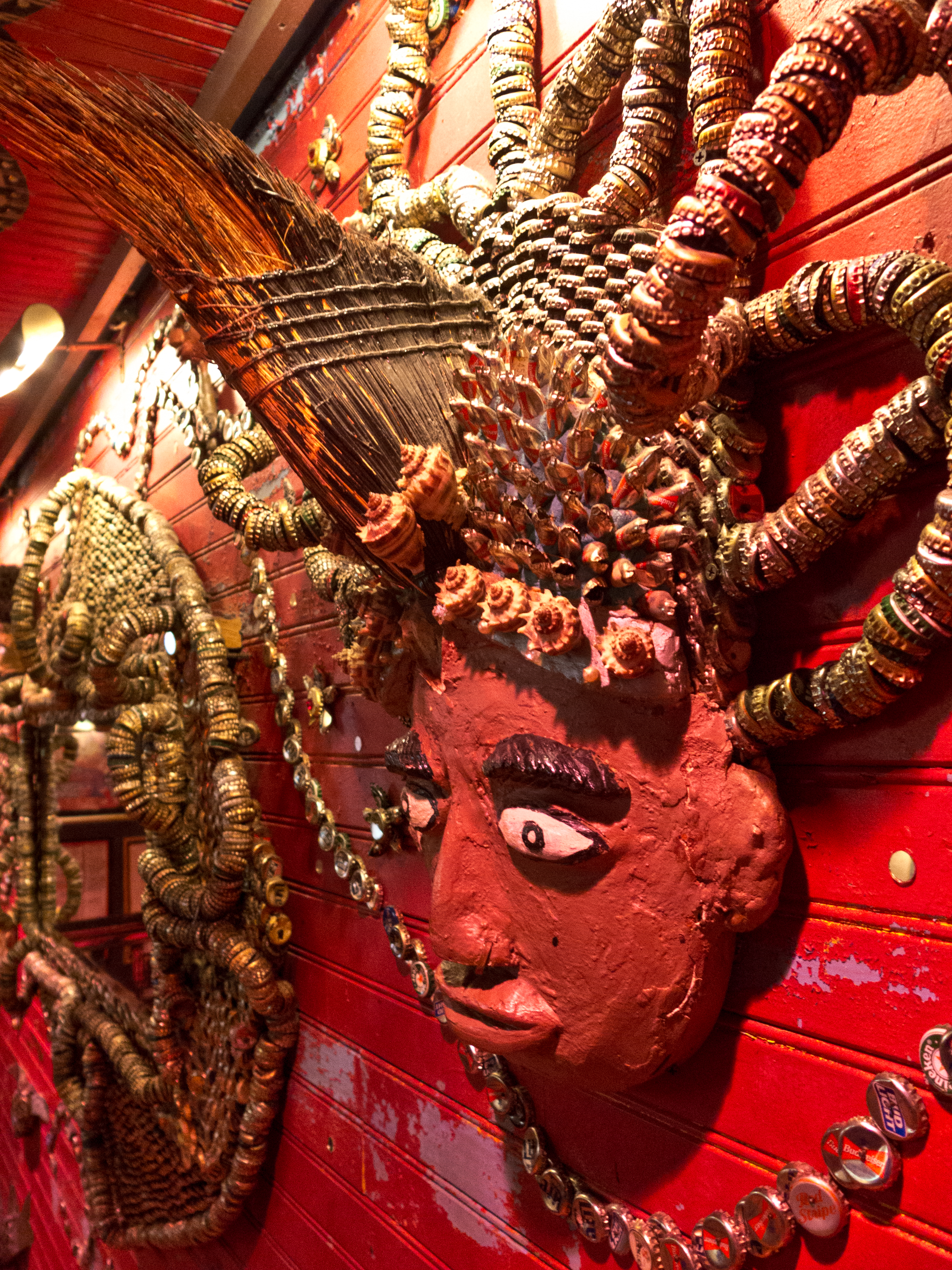 The House of Blues is filled with remarkable folk art.