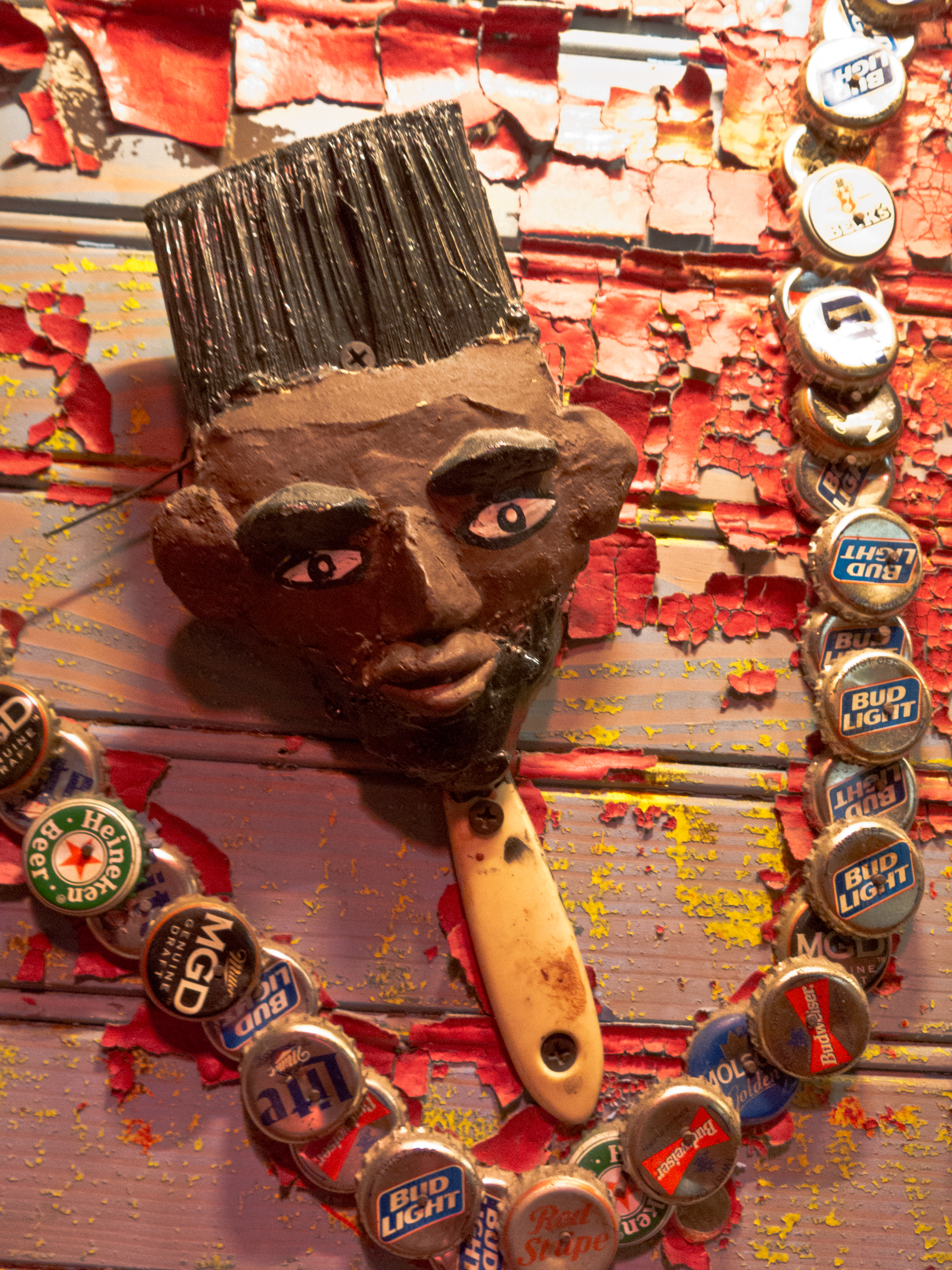 The House of Blues is filled with remarkable folk art.