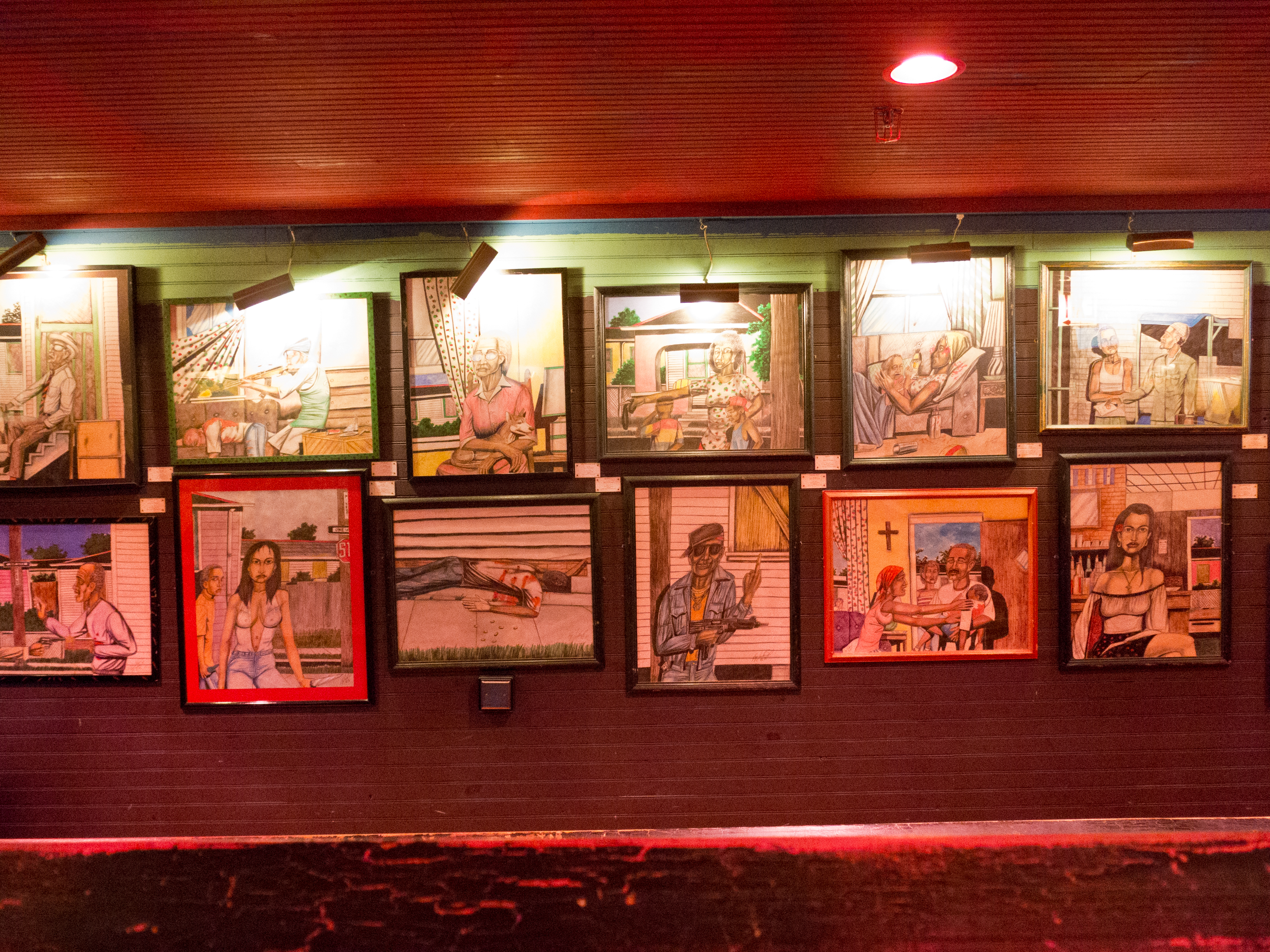 The House of Blues is filled with remarkable folk art.