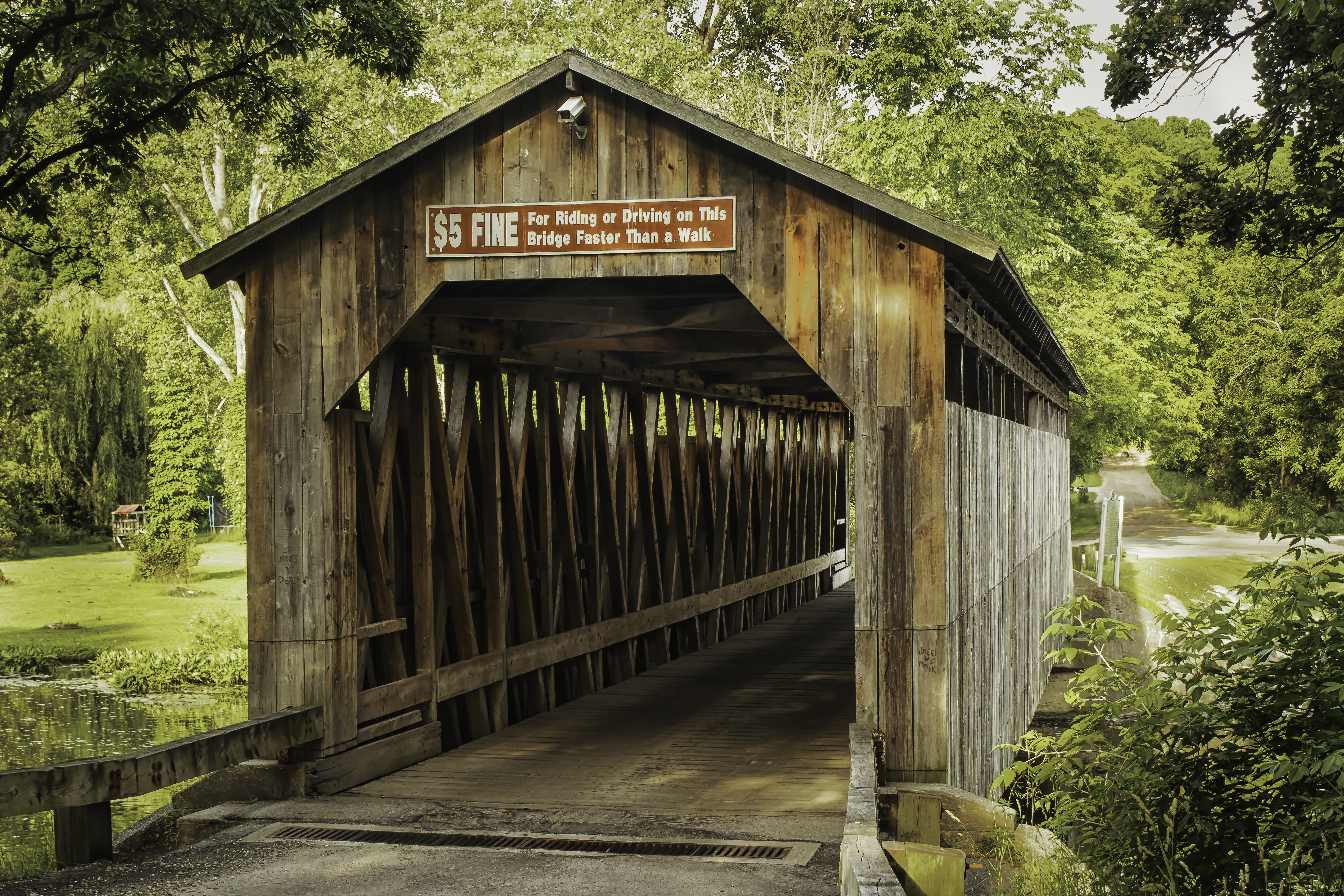 The Fallasburg Bridge, circa 1871