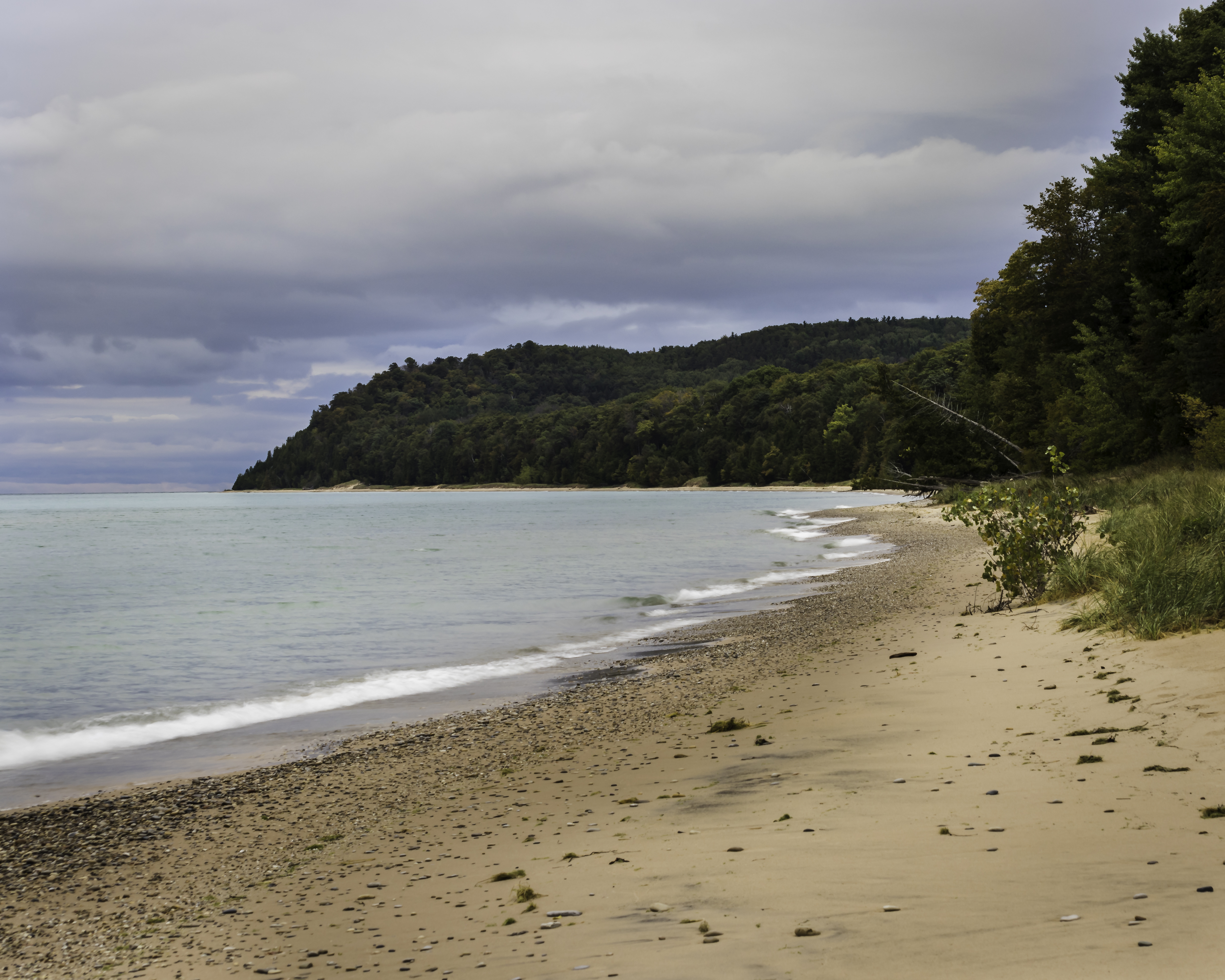 The beach at Point Oneida