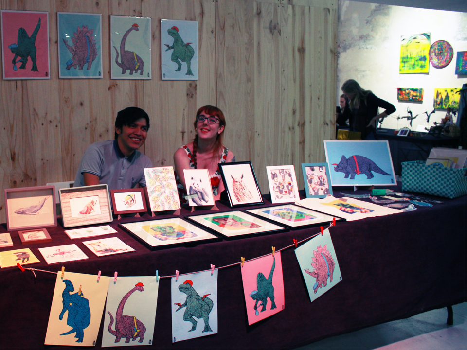 Artistic posters from exhibitors