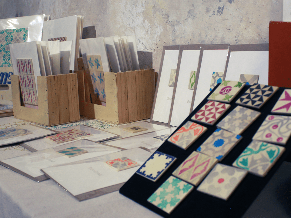 Inspired by Barcelona's mosaic by exhibitors