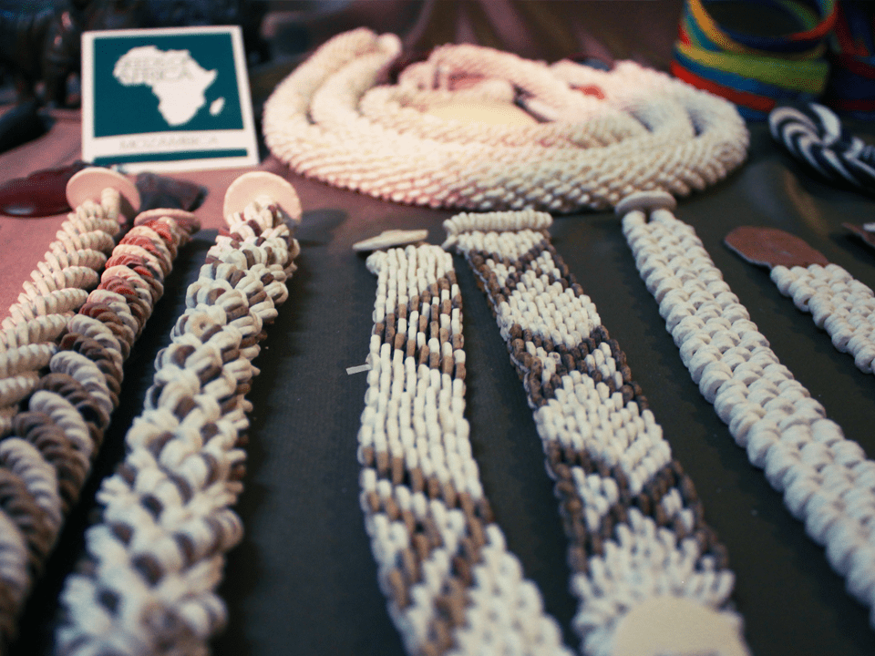 Only if you can guess what these bracelets are made of .. We found it stunning! by Seeds of Africa - Mozambica