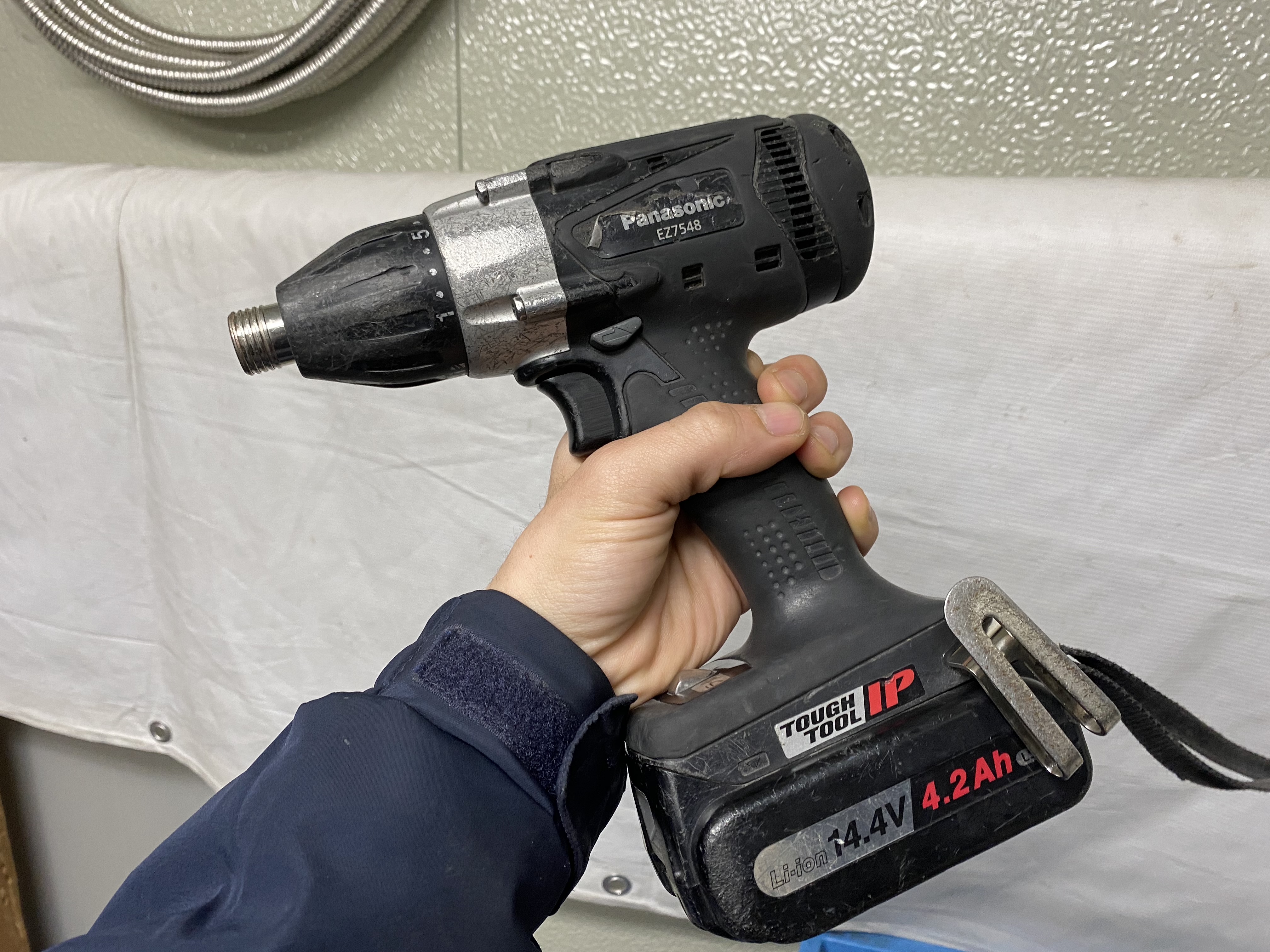 パナソニックのバッテリー式インパクトEZ7548をお売り頂きました