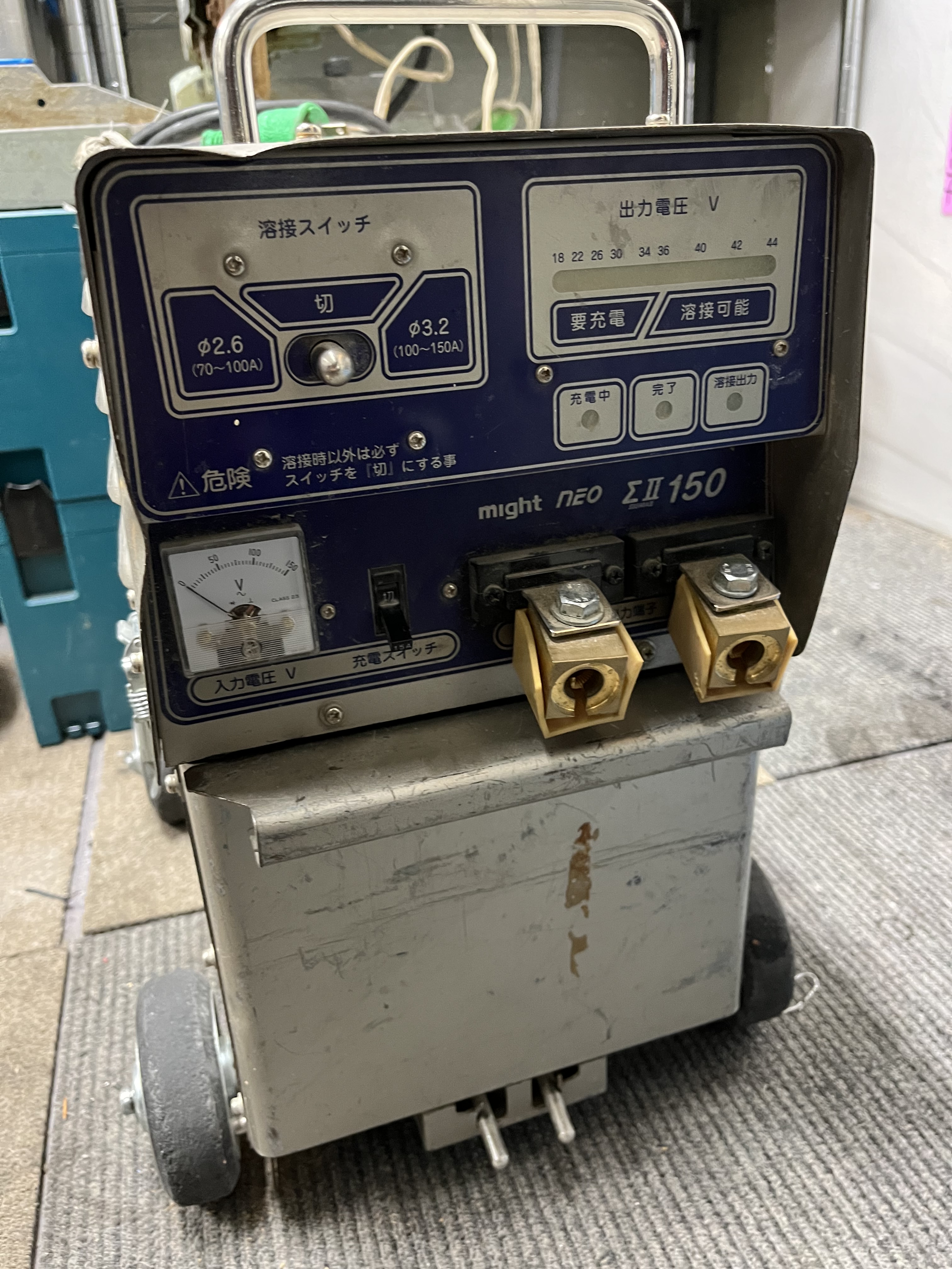 マイト工業のバッテリー溶接機(MBW-150-2)をお買取りさせていただき