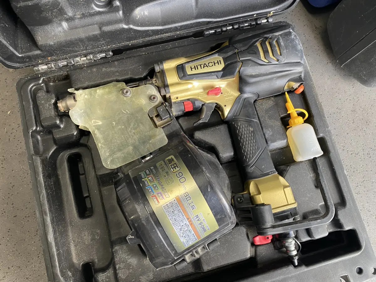 日立 高圧釘打ち機 NV90H 中古品 青 | PGT.UPRRP.EDU