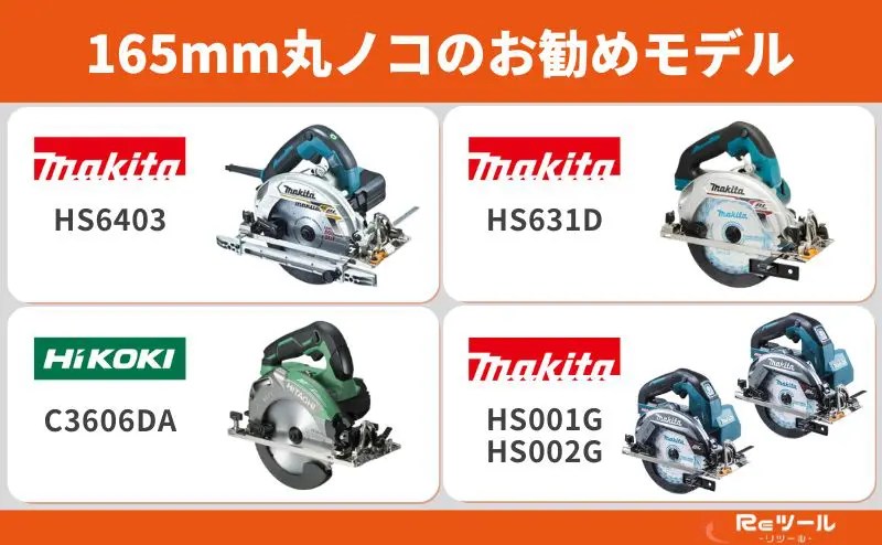 ままこ 初心者向けに比較】丸ノコは125mmと165mmのどちらが良いのか？メリット