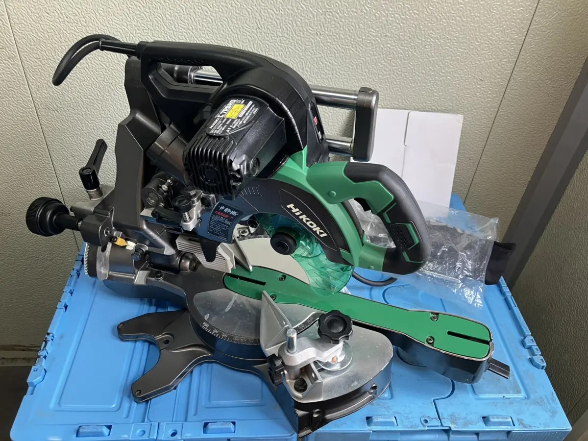 日立工機 166㎜卓上スライド丸ノコ C6RSHC 現状品 C6RSHC 165mm 卓上