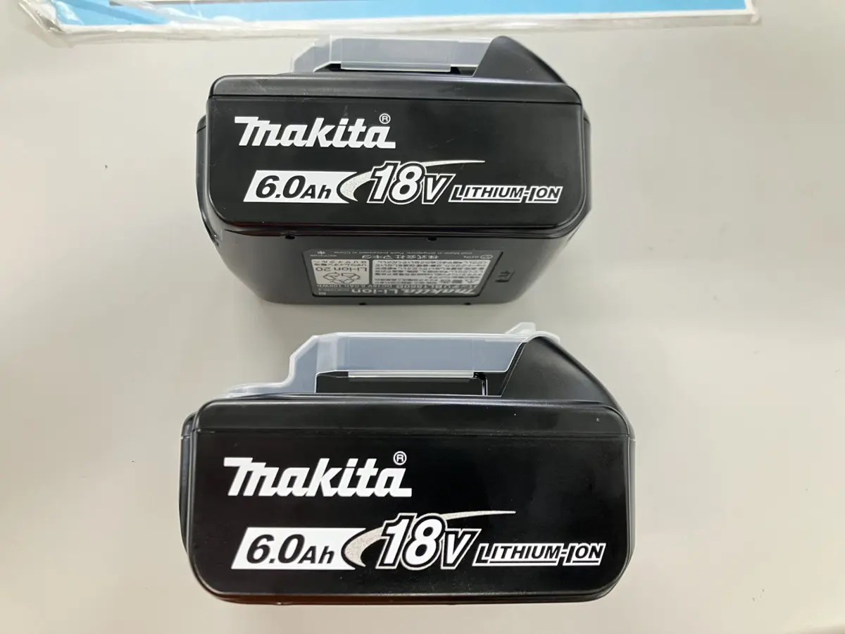 マキタの箱なし 純正バッテリ BL1860Bをお持ち込みいただきました マキタの箱なし 純正バッテリ BL1860Bをお持ち込みいただきました