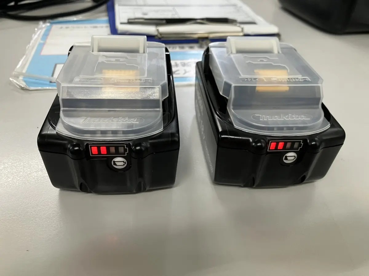 マキタの箱なし 純正バッテリ BL1860Bをお持ち込みいただきました マキタの箱なし 純正バッテリ BL1860Bをお持ち込みいただきました