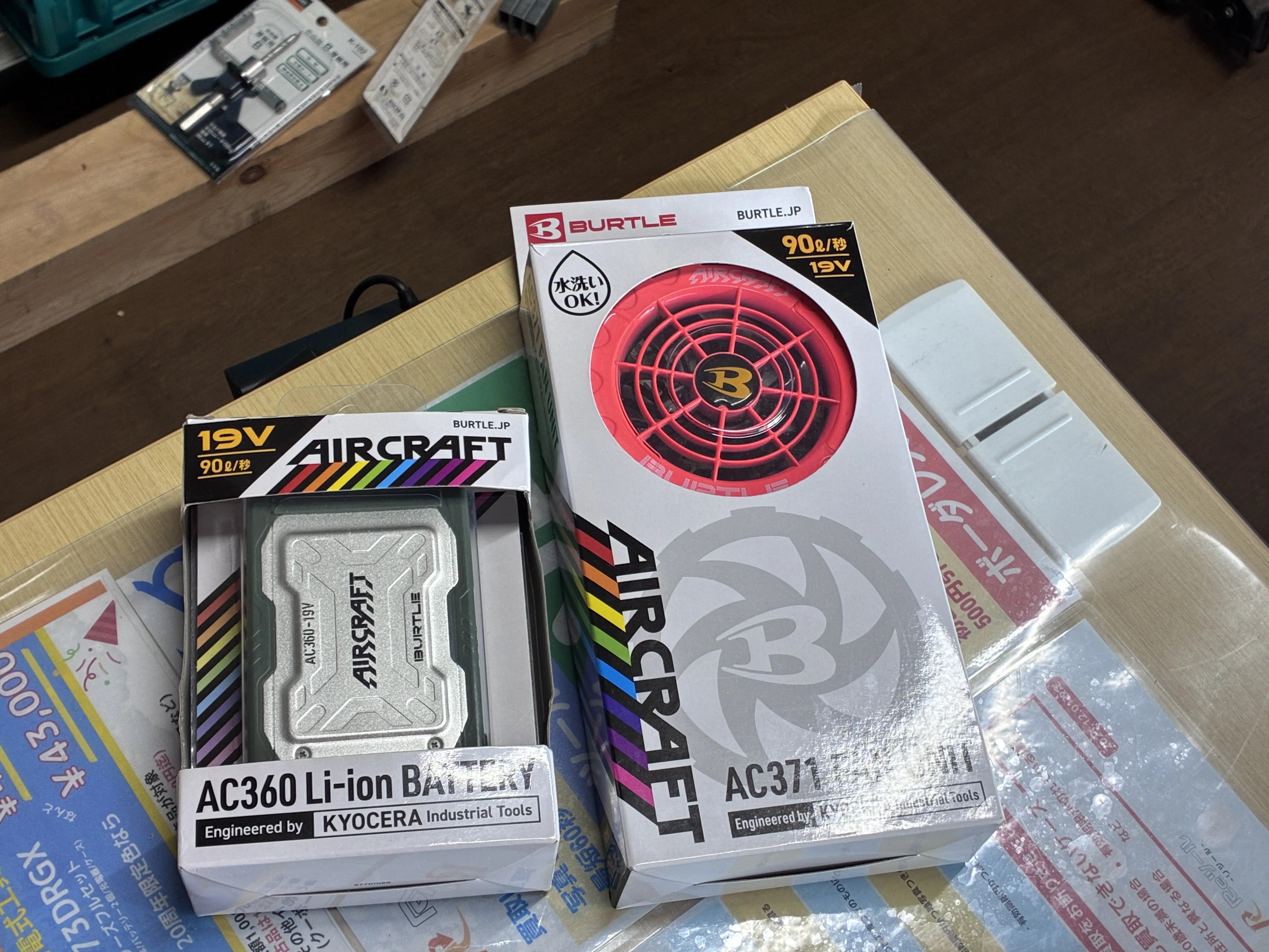 買取価格公開】 BURTLE（バートル）の19V エアークラフト専用バッテリ