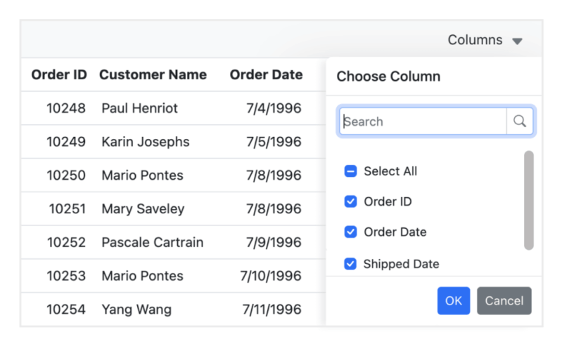 React Data Table High Performance Grid Component Syncfusion - Best Abstract Photos in 4K