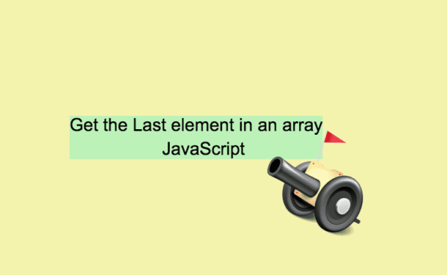JavaScript — Get The Last Element In An Array | Reactgo