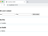 Create A Simple Contact Book App