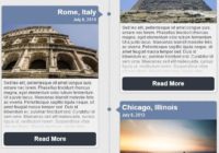 Customizable Performant Timeline Component Just Timeline Reactscript - Incredible Nature Background - Mobile