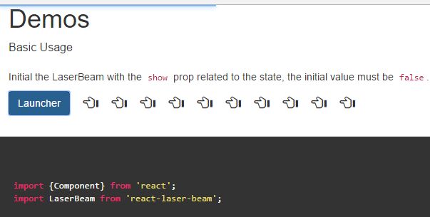 Github Chikara Chan React Laser Beam Customized Loading Progress - Download High Quality Dark Design | HD