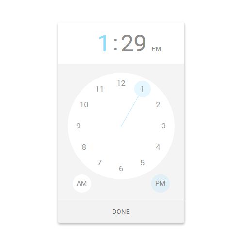 Multi Language Clock Style Time Picker For React Reactscript - High Resolution Landscape Designs for Desktop