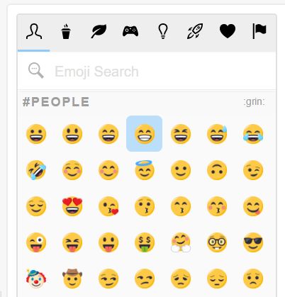 Slack Like Emoji Picker For React Emoji Mart Reactscript - Premium Minimal Art Gallery - Retina