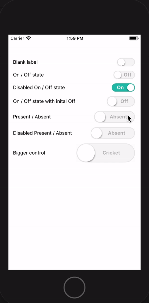 Smooth Toggle Switch For React Native Reactscript