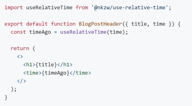 Relative Date Time Formatter For React React Time Ago Reactscript - Best Landscape Textures in Mobile