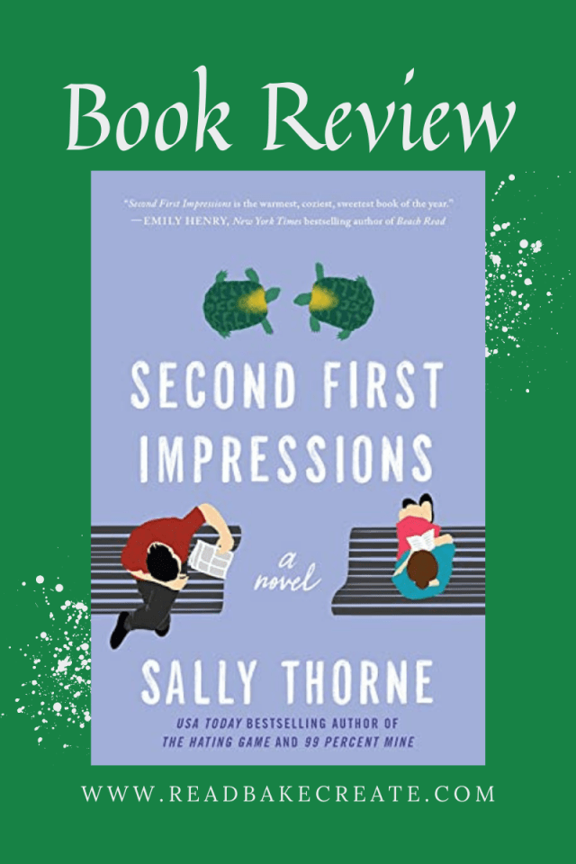 A cover image of Second First Impressions by Sally Thorne for a book review.