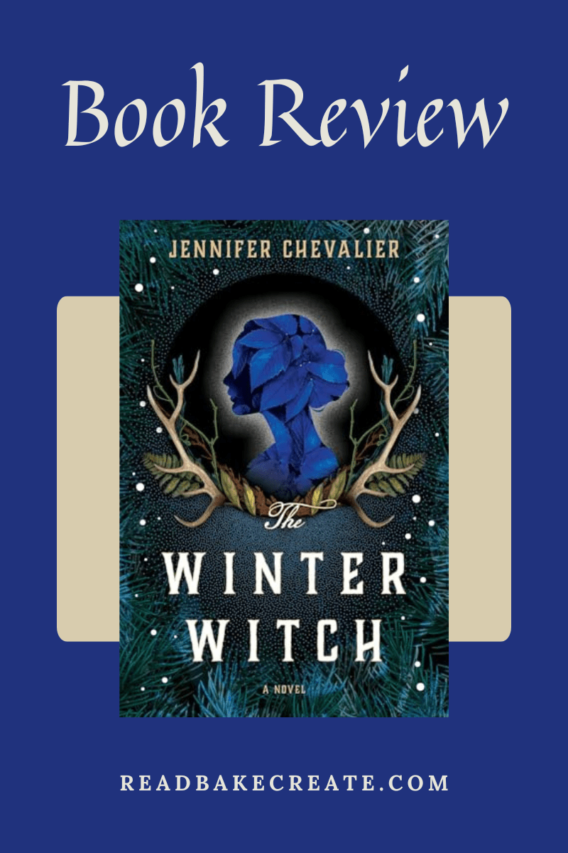 A cover image of The Winter Witch by Jennifer Chevalier for a book review.