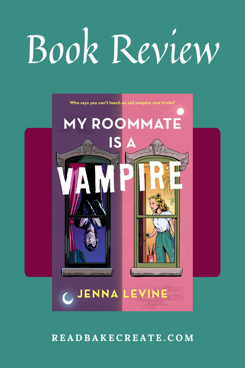 Cover image of My Roommate Is a Vampire by Jenna Levine for a book review.