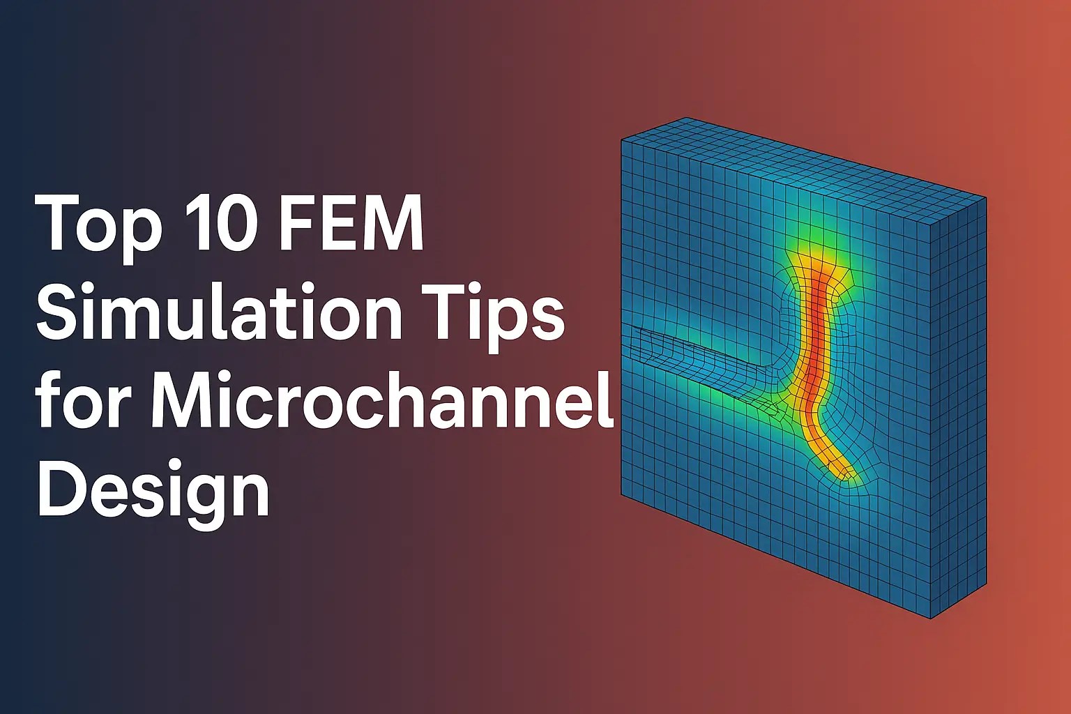 Top 10 FEM Simulation Tips for Microchannel Design