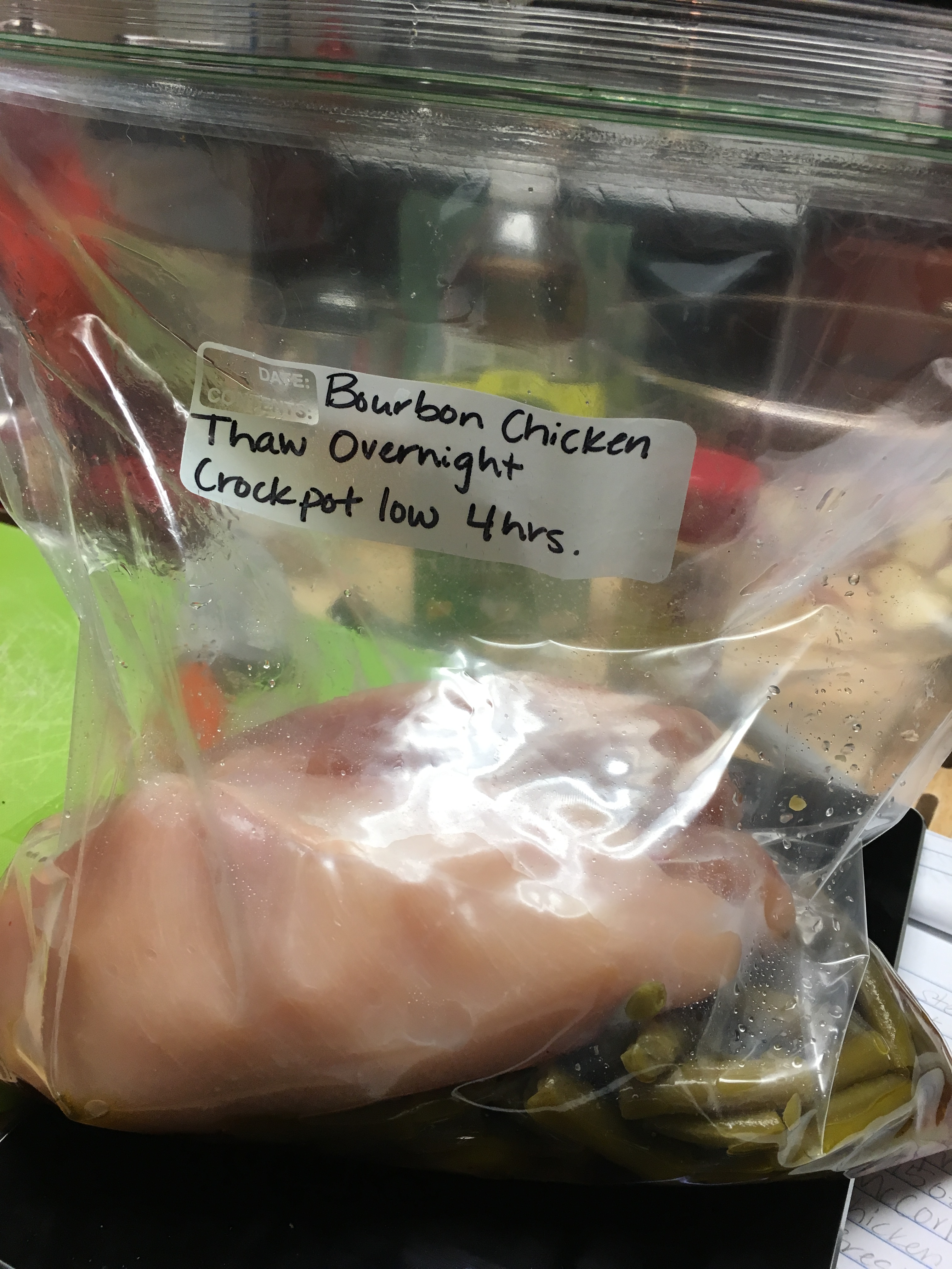 Crockpot Bourbon Chicken