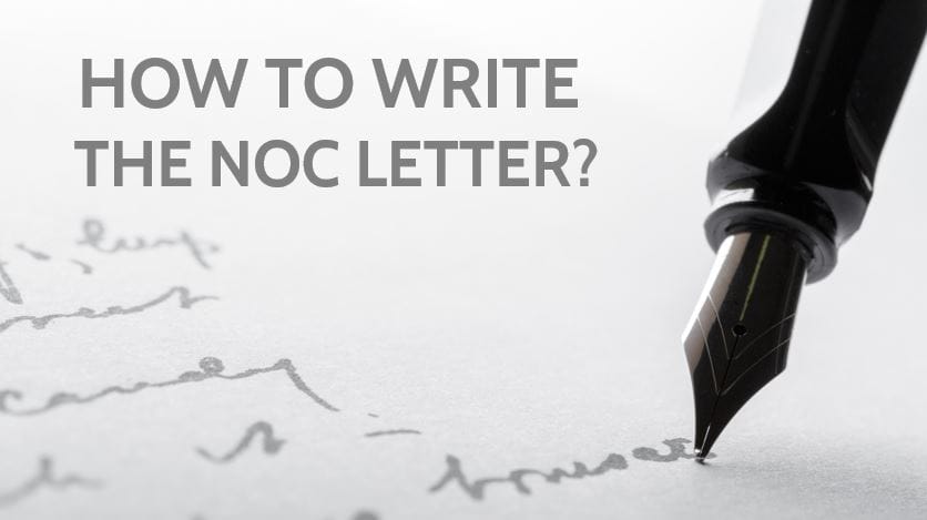 How To Write The Noc Letter With Sample Formats Readingjunction