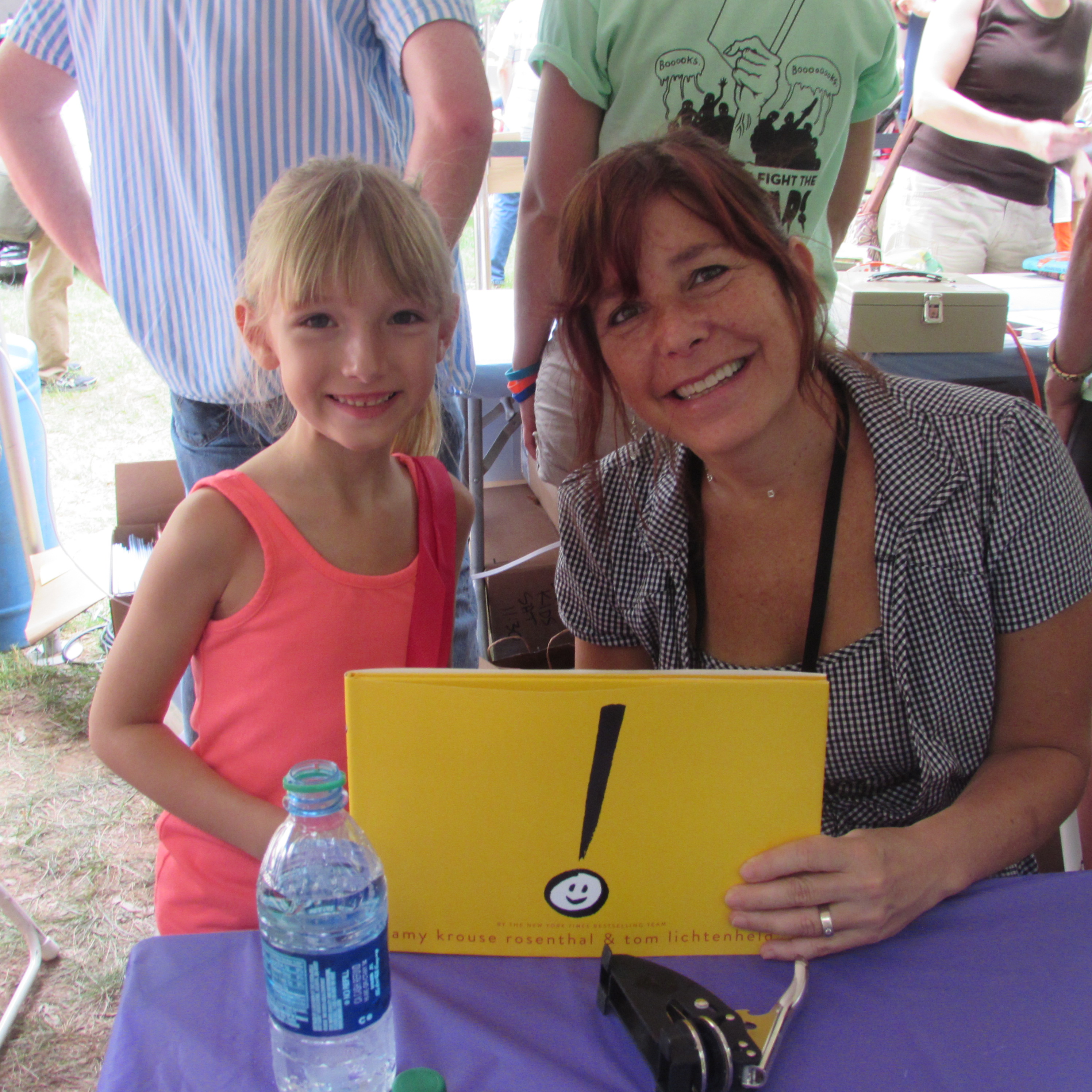 Signing with Amy Krouse Rosenthal