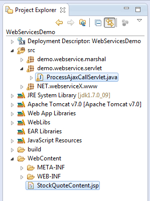 Step 3: JSP template, tag libs and servlet