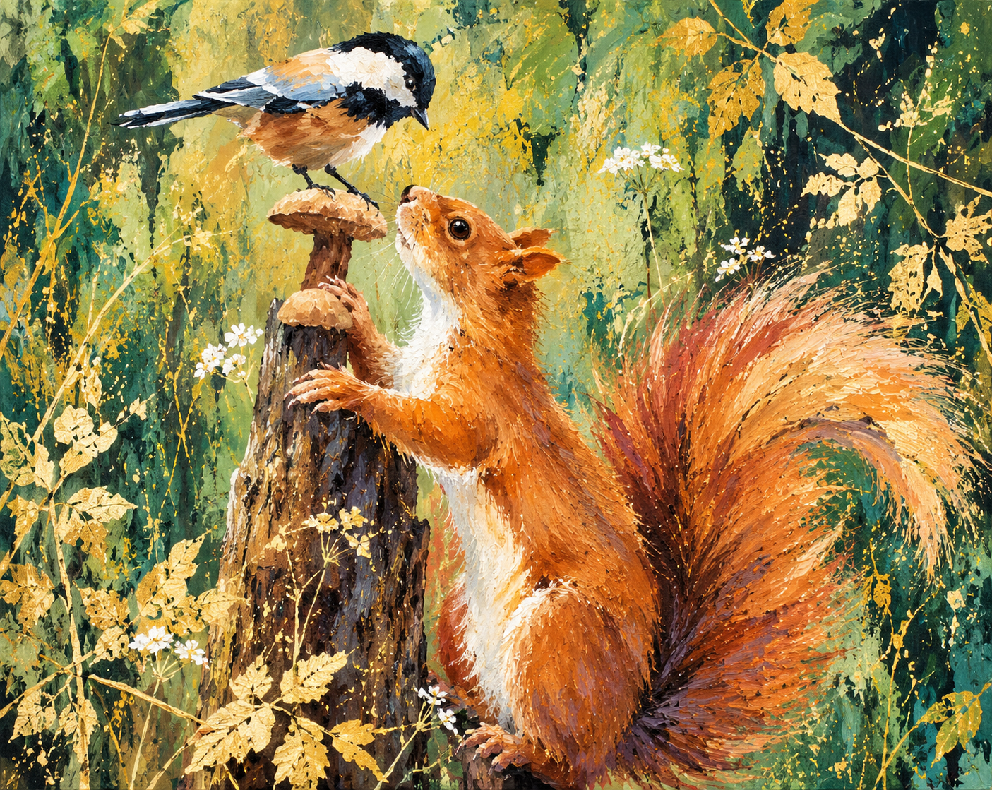 Read Studios Nature Collection Happy Squirrel