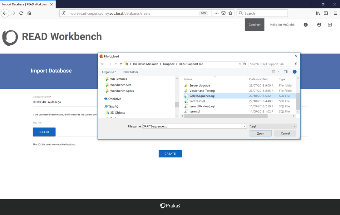 Features – READ Workbench