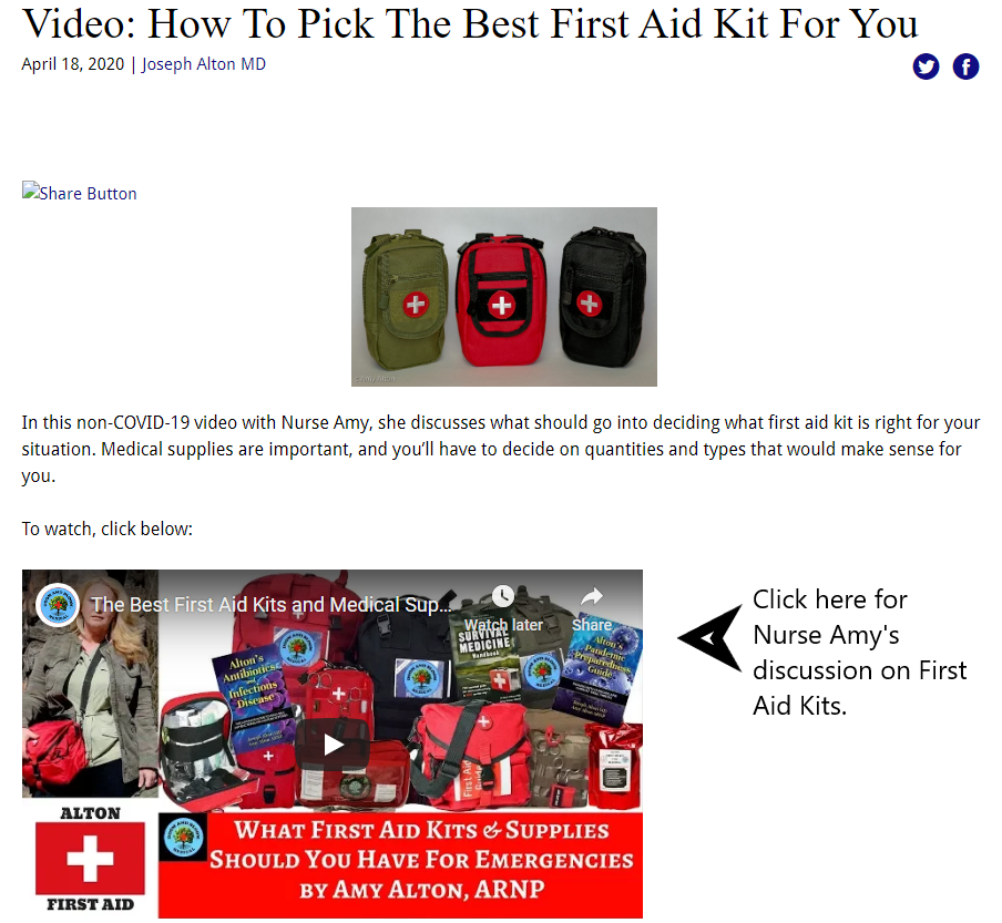 first aid kits