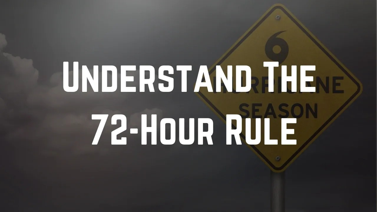 Why does FEMA tell us to have a 72 hour emergency kit?