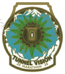 Tunnel Vision Marathon & Half Marathon Logo