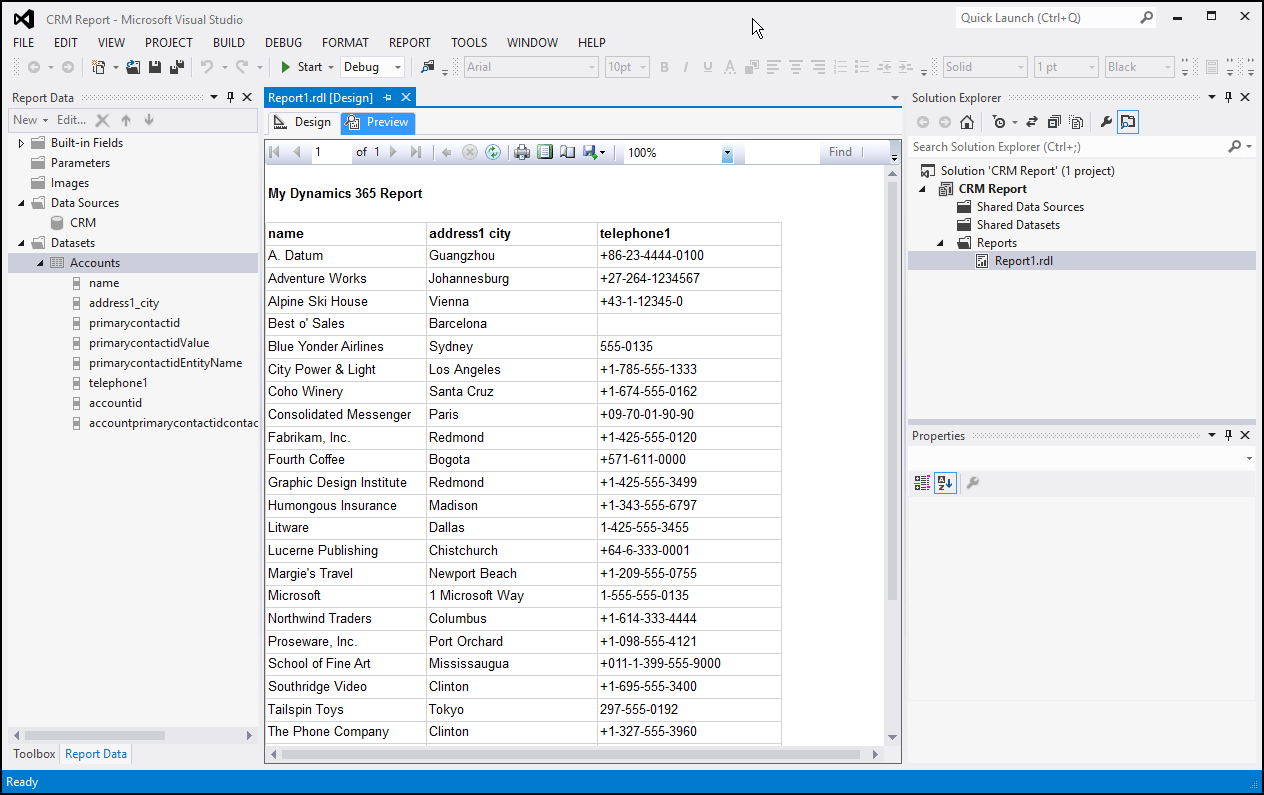 Setting Up Your Workstation To Write Sql Server Reporting Services Reports For Dynamics 365 Readyxrm