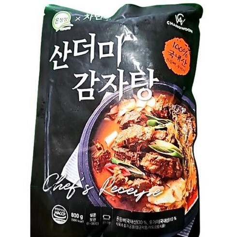 압도적인차이 차민욱의 산더미 감자탕 800g x 9팩 누적판매 1위