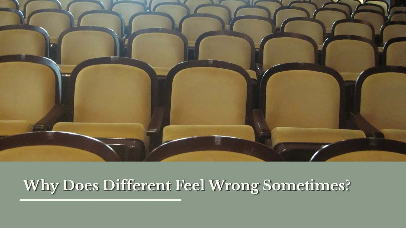 Church seating illustrating resistance to change and attachment to familiar routines.