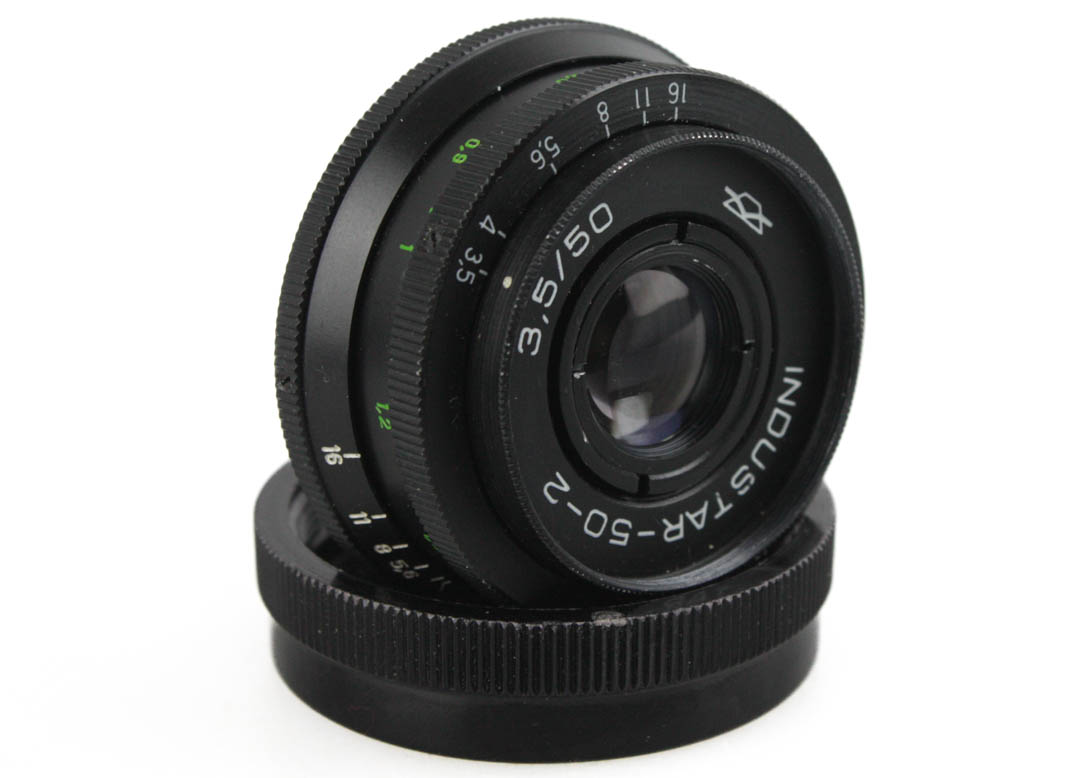 Black Industar 50-2 50mm f3.5 Pancake Lens – M42 mount – The Real