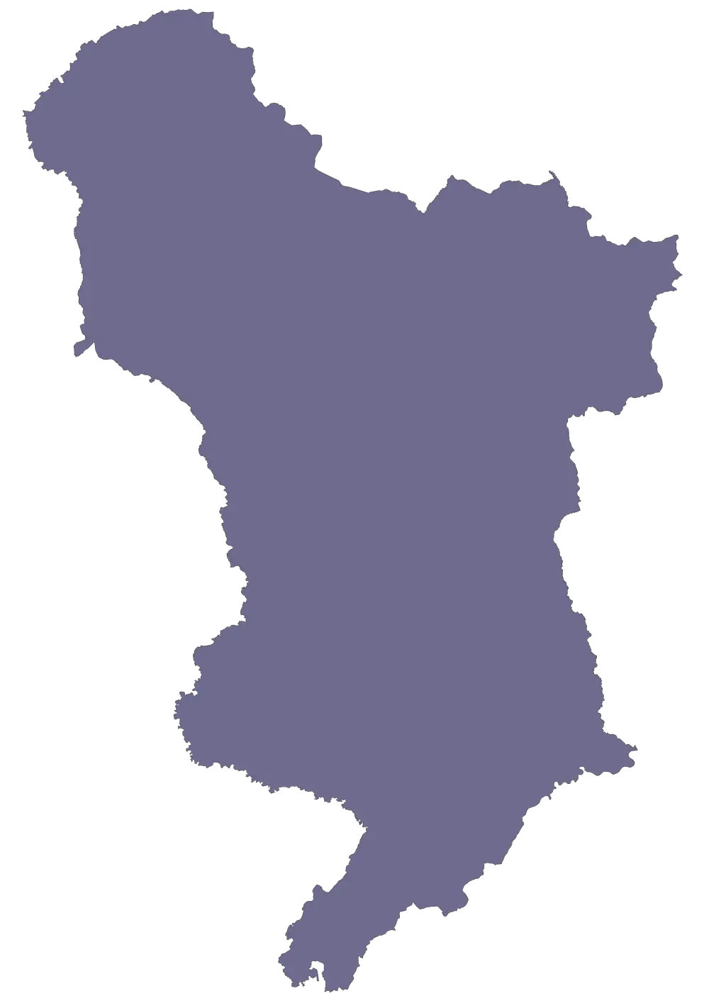 Derbyshire outline